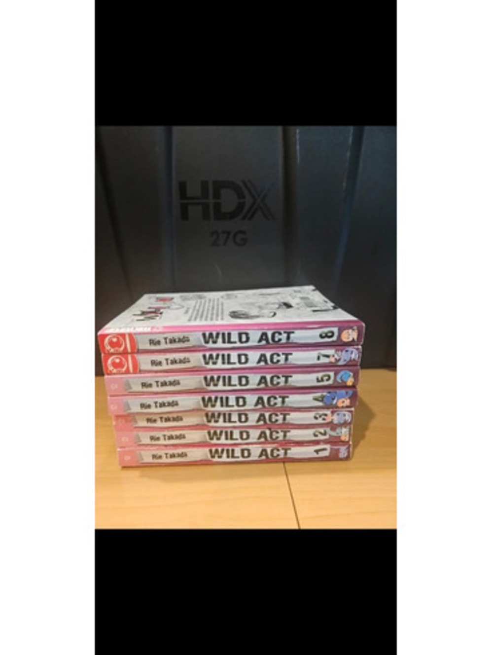 Manga Wild Act Volumes 1-5, 7 and 8